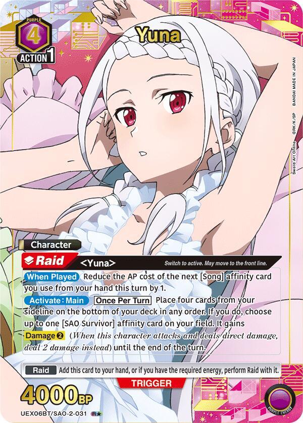 Yuna (031) (R*) (UEX06BT/SAO-2-031) [UEX06BT: Sword Art Online Vol.2]