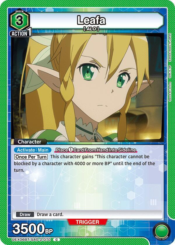 Leafa (070) (UEX06BT/SAO-2-070) [UEX06BT: Sword Art Online Vol.2]