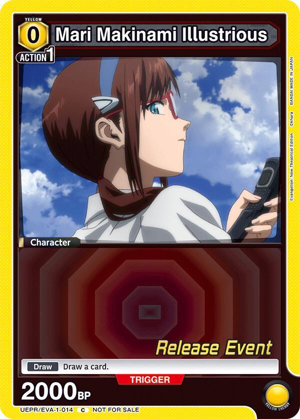 Mari Makinami Illustrious (014) (UEPR/EVA-1-014) [UE15BT: Evangelion: New Theatrical Edition Release Event Cards]
