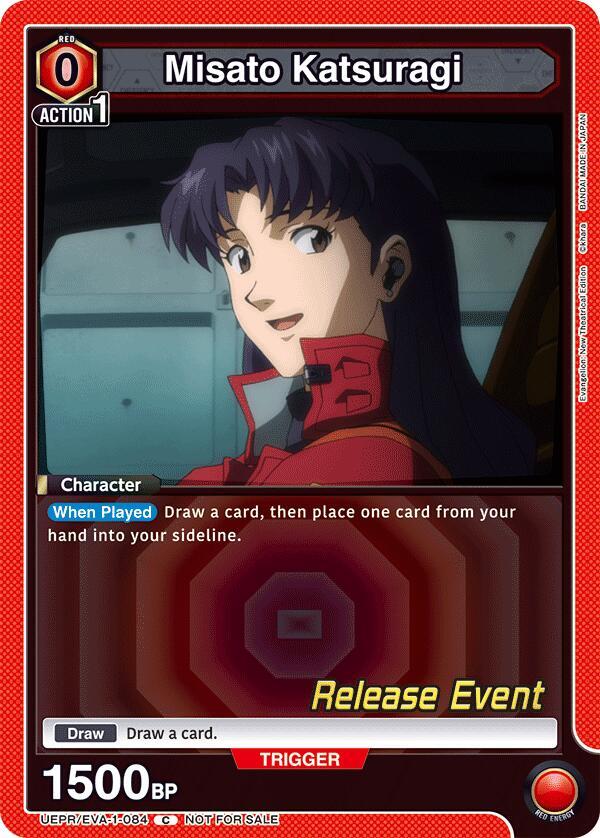 Misato Katsuragi (084) (UEPR/EVA-1-084) [UE15BT: Evangelion: New Theatrical Edition Release Event Cards]