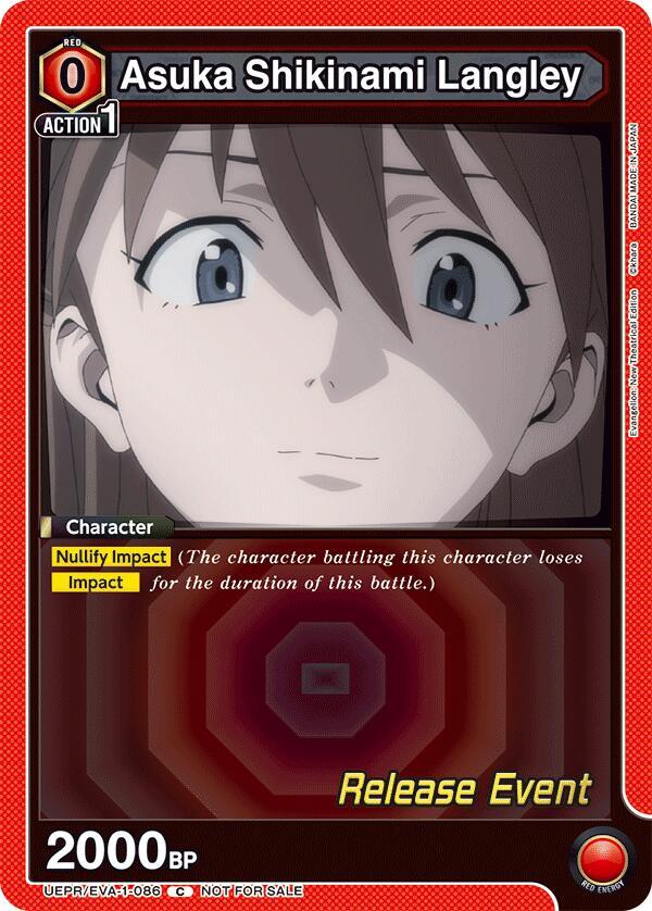 Asuka Shikinami Langley (086) (UEPR/EVA-1-086) [UE15BT: Evangelion: New Theatrical Edition Release Event Cards]