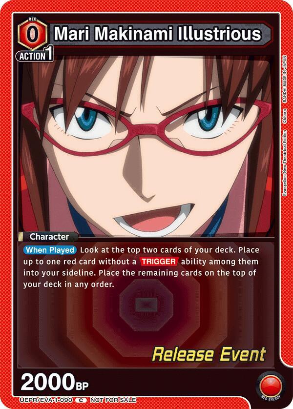 Mari Makinami Illustrious (090) (UEPR/EVA-1-090) [UE15BT: Evangelion: New Theatrical Edition Release Event Cards]