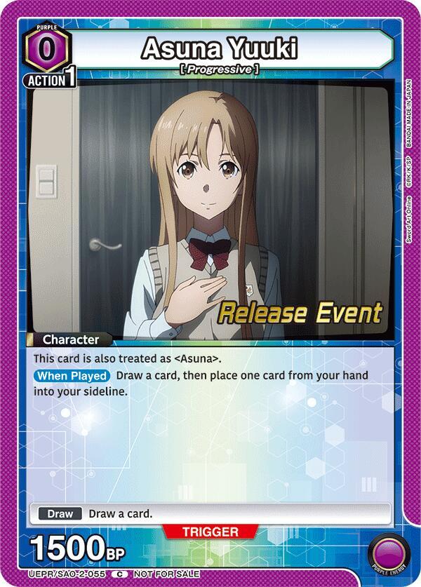 Asuna Yuuki (UEPR/SAO-2-055) [UEX06BT: Sword Art Online Vol.2 Release Event Cards]