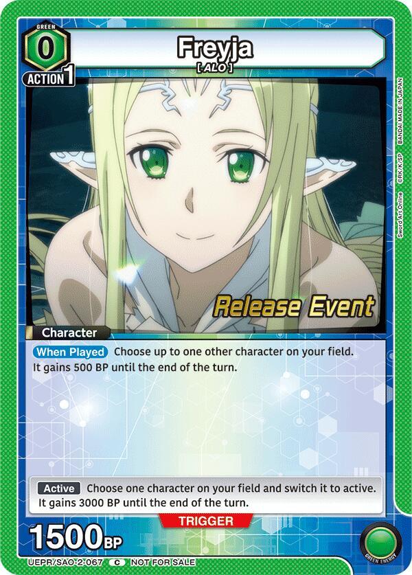 Freyja (UEPR/SAO-2-067) [UEX06BT: Sword Art Online Vol.2 Release Event Cards]