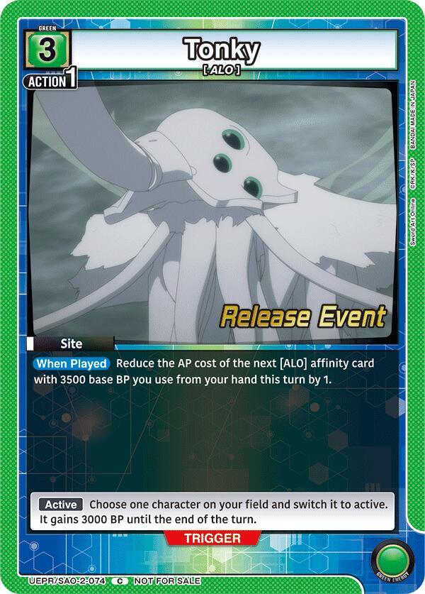 Tonky (UEPR/SAO-2-074) [UEX06BT: Sword Art Online Vol.2 Release Event Cards]