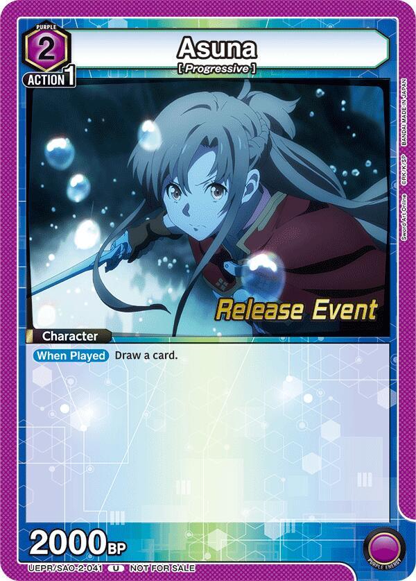 Asuna (041) (UEPR/SAO-2-041) [UEX06BT: Sword Art Online Vol.2 Release Event Cards]