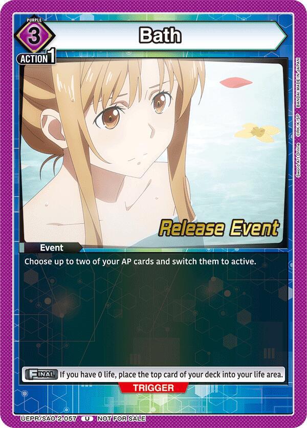 Bath (UEPR/SAO-2-057) [UEX06BT: Sword Art Online Vol.2 Release Event Cards]