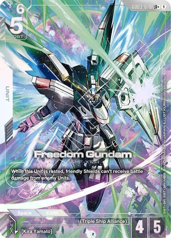 Freedom Gundam (GD03-070) (LR+) (GD03-070) [Steel Requiem]