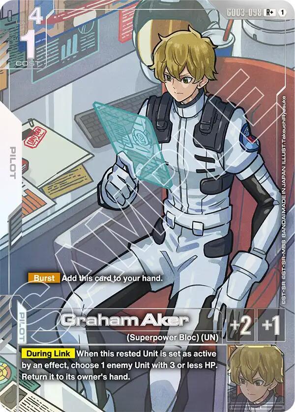 Graham Aker (R+) (GD03-098) [Steel Requiem]