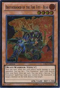 Brotherhood of the Fire Fist - Bear [CBLZ-EN024] Ultimate Rare