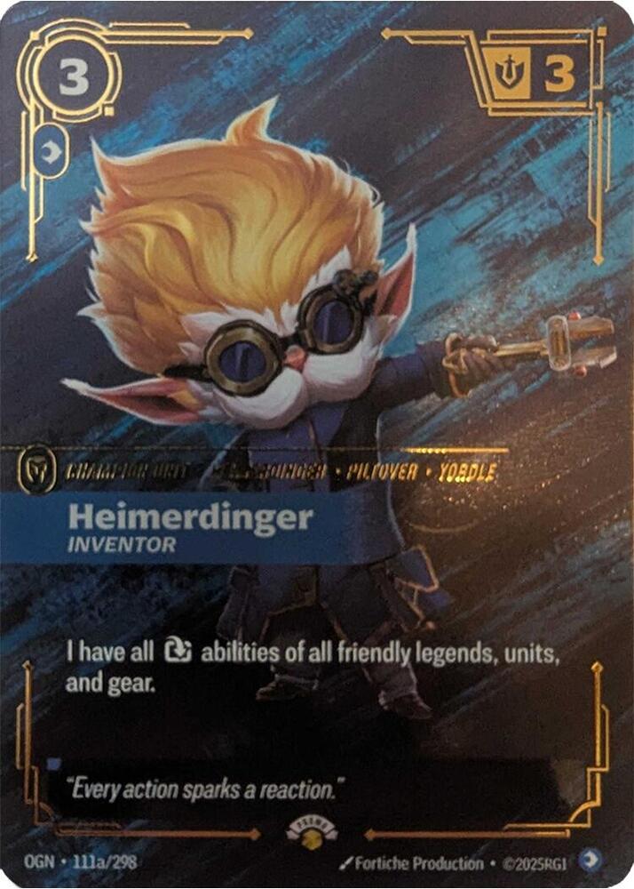 Heimerdinger - Inventor (111a/298) [Riftbound Promotional Cards]
