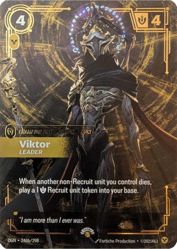 Viktor - Leader (246b/298) [Riftbound Promotional Cards]