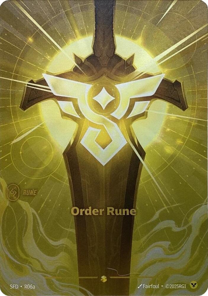 Order Rune (R06a) (R06a) [Spiritforged]