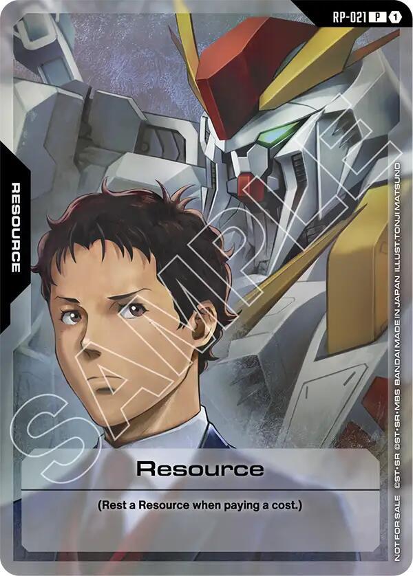 Resource (RP-021) (Mobile Suit Gundam: Hathaway's Flash) (RP-021) [Promotional Resource Tokens]