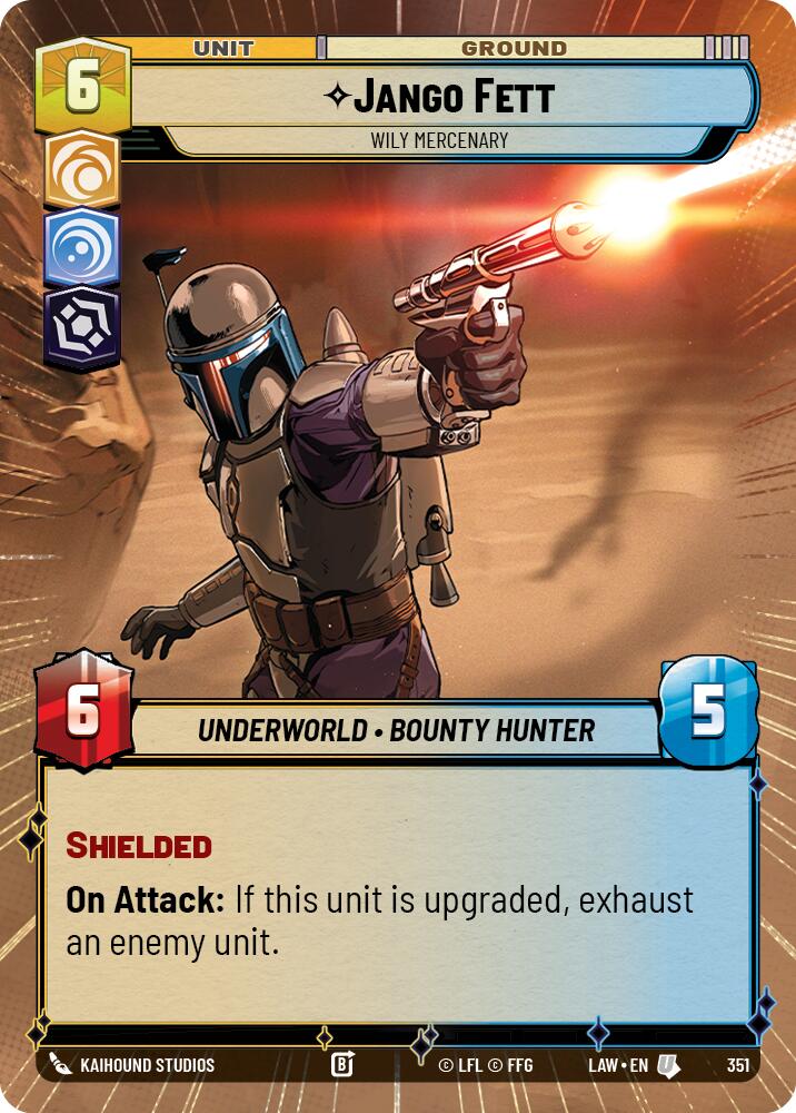 Jango Fett - Wily Mercenary (351) (Hyperspace) (351) [A Lawless Time]