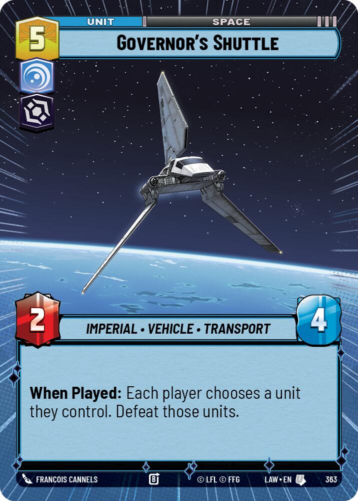 Governor's Shuttle (363) (Hyperspace) (363) [A Lawless Time]