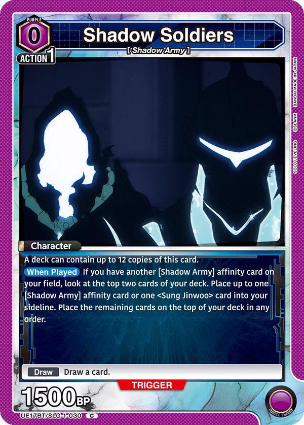 Shadow Soldiers (UE17BT/SLG-1-030) [UE17BT: SOLO LEVELING]