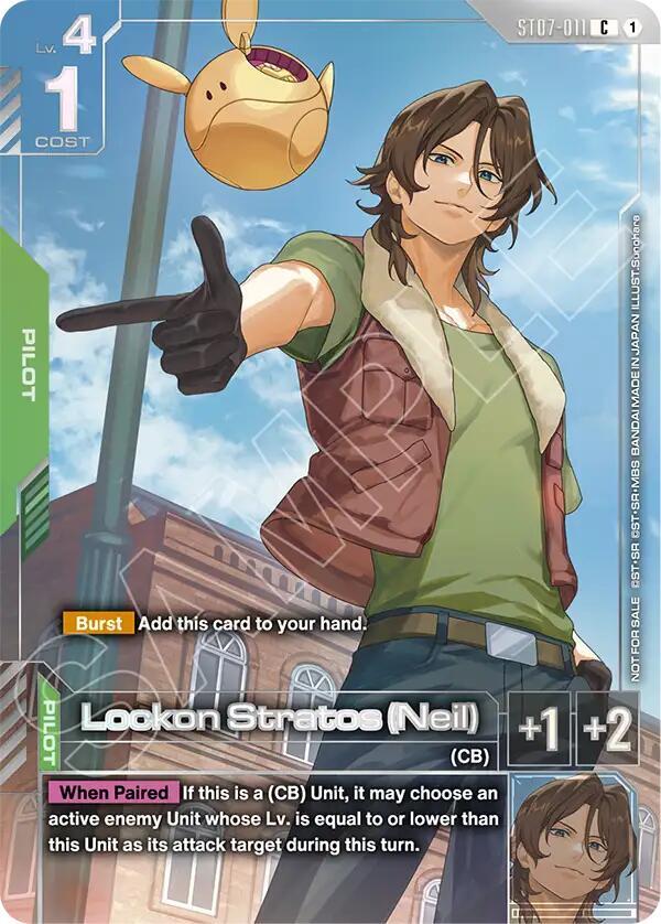 Lockon Stratos (Neil) (Newtype Challenge 2026 Mission 2) (ST07-011) [Gundam Promotional Cards]