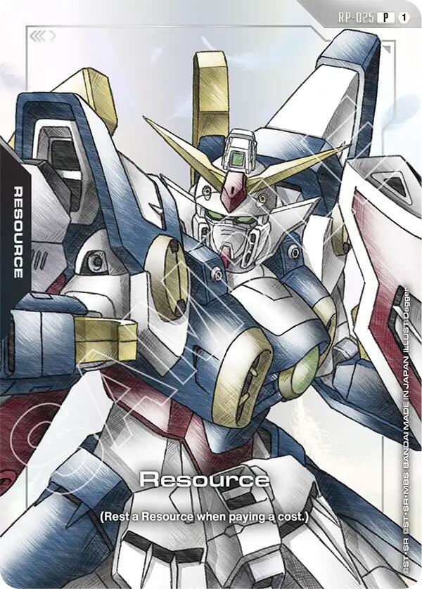 Resource (RP-025) (Premium Accessory Set - Mobile Suit Gundam Wing) (RP-025) [Promotional Resource Tokens]