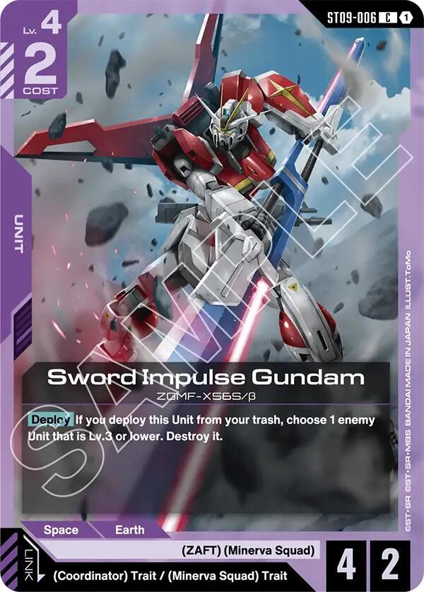 Sword Impulse Gundam (ST09-006) [Starter Deck 09: Destiny Ignition]