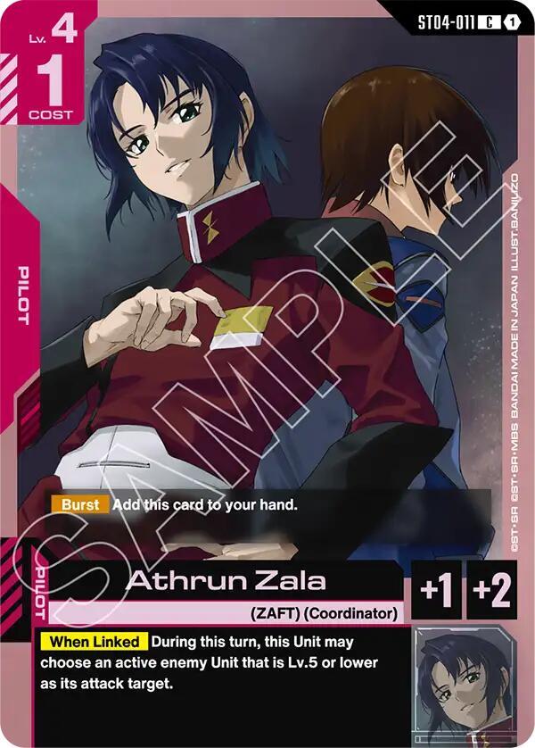 Athrun Zala (ST04-011) [Starter Deck 09: Destiny Ignition]