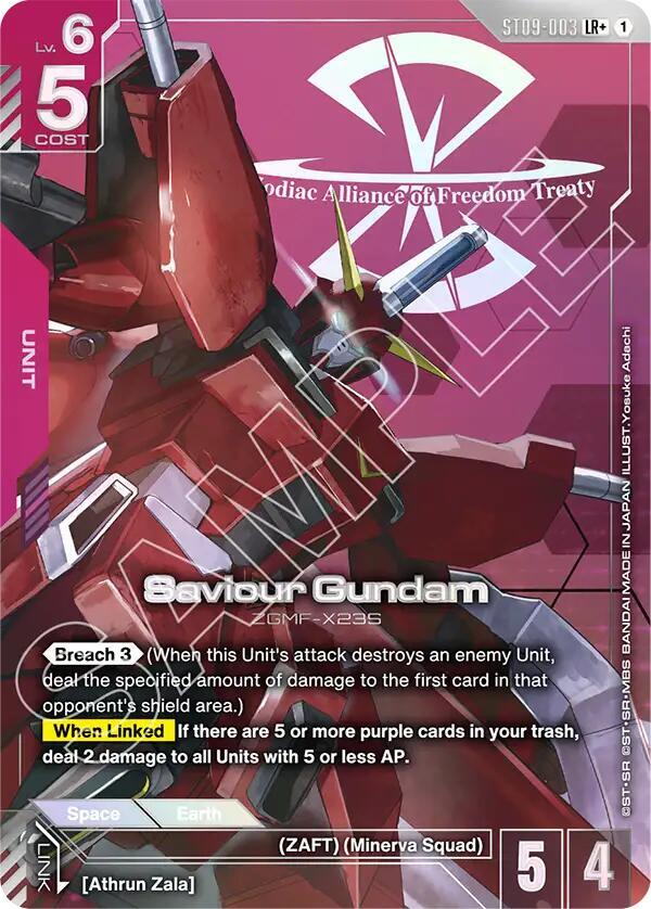 Saviour Gundam (LR+) (ST09-003) [Starter Deck 09: Destiny Ignition]