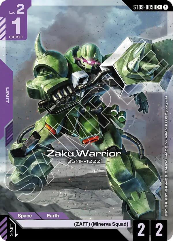 Zaku Warrior (C+) (ST09-005) [Starter Deck 09: Destiny Ignition]