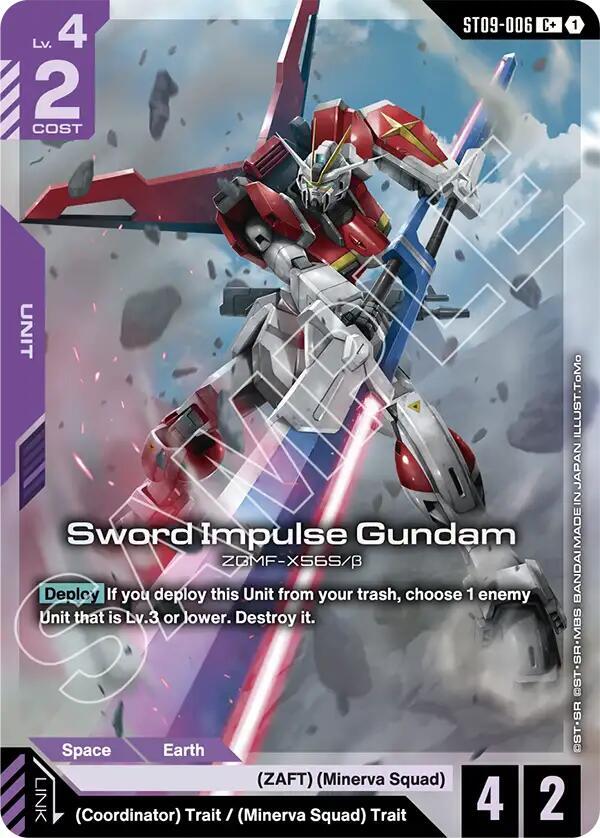 Sword Impulse Gundam (C+) (ST09-006) [Starter Deck 09: Destiny Ignition]