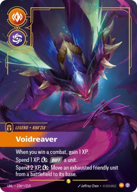Kha'Zix, Voidreaver (Signature) (236*/219) [Unleashed]