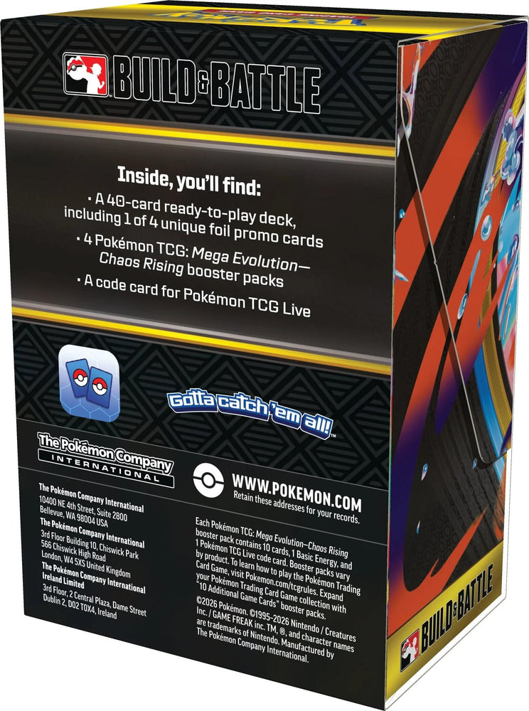 Mega Evolution: Chaos Rising Build & Battle Box