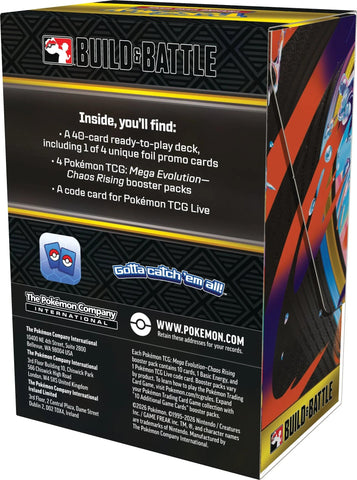 Mega Evolution: Chaos Rising Build & Battle Box