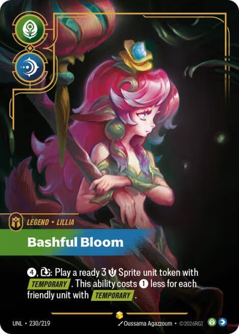 Lillia, Bashful Bloom (Overnumbered) (230/219) [Unleashed]