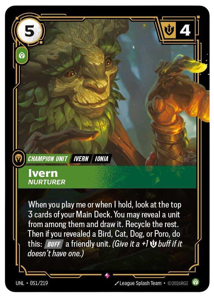 Ivern, Nurturer (051/219) [Unleashed]