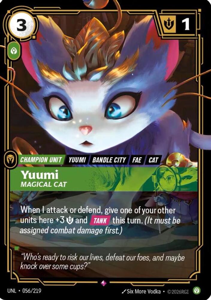 Yuumi - Magical Cat (056/219) [Unleashed]