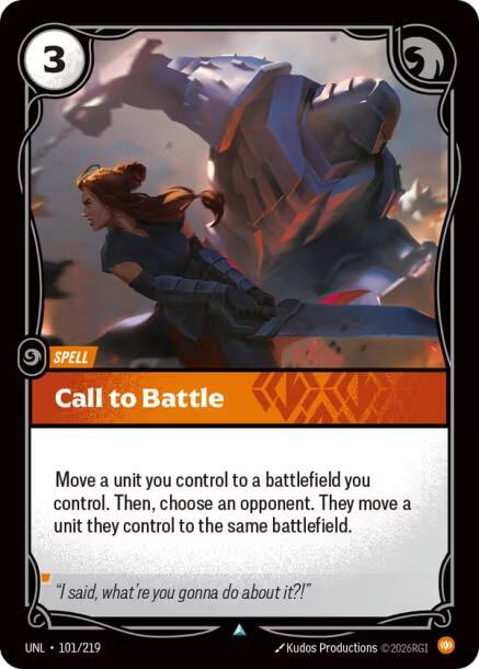 Call to Battle (101/219) [Unleashed]