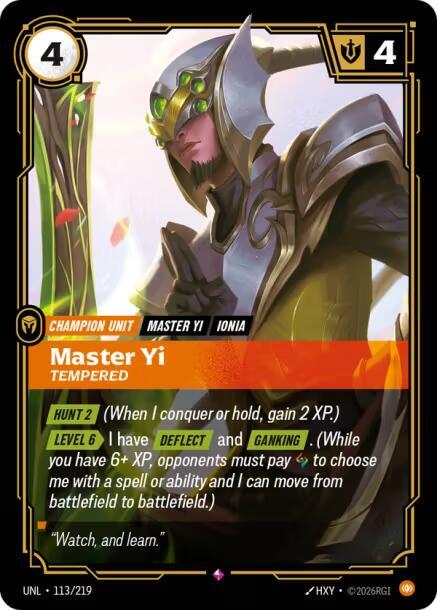 Master Yi - Tempered (113/219) [Unleashed]