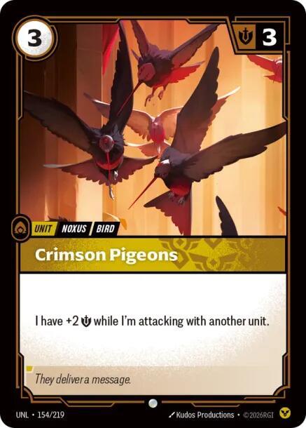 Crimson Pigeons (154/219) [Unleashed]