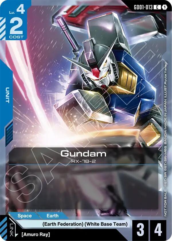 Gundam (GD01-013) (WCS26-27 Participation Pack Vol.1) (GD01-013) [Gundam Promotional Cards]