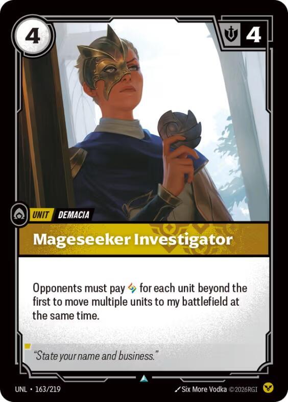 Mageseeker Investigator (163/219) [Unleashed]