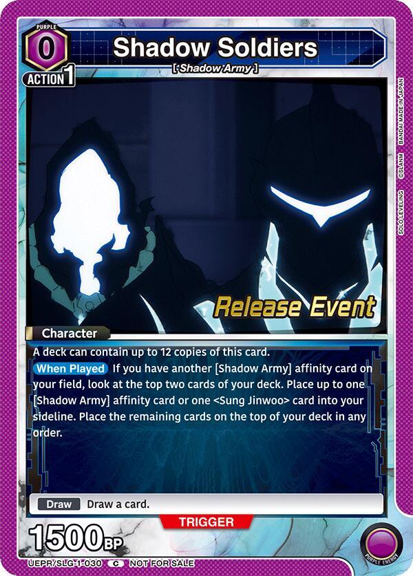 Shadow Soldiers (UE17BT/SLG-1-030) [UE17BT: SOLO LEVELING Release Event Cards]