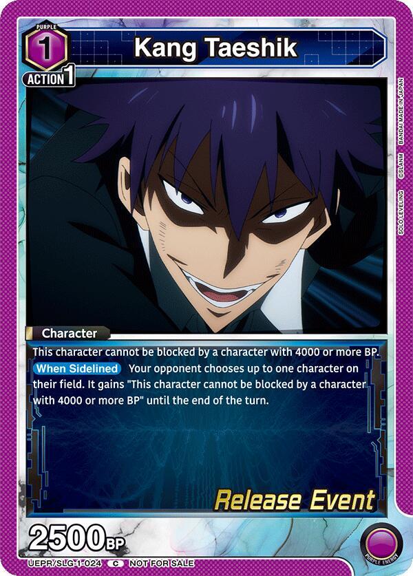 Kang Taeshik (UE17BT/SLG-1-024) [UE17BT: SOLO LEVELING Release Event Cards]