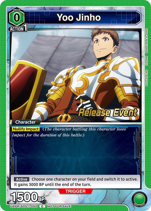 Yoo Jinho (052) (UE17BT/SLG-1-052) [UE17BT: SOLO LEVELING Release Event Cards]