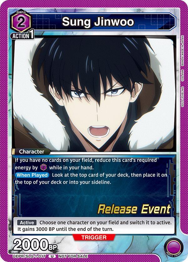 Sung Jinwoo (017) (UE17BT/SLG-1-017) [UE17BT: SOLO LEVELING Release Event Cards]