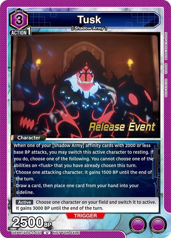 Tusk (UE17BT/SLG-1-031) [UE17BT: SOLO LEVELING Release Event Cards]