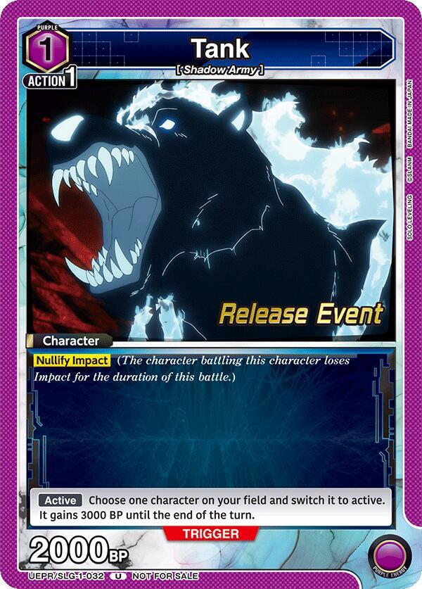Tank (UE17BT/SLG-1-032) [UE17BT: SOLO LEVELING Release Event Cards]