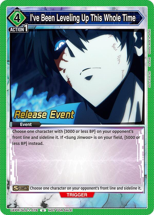 I've Been Leveling Up This Whole Time (UE17BT/SLG-1-076) [UE17BT: SOLO LEVELING Release Event Cards]