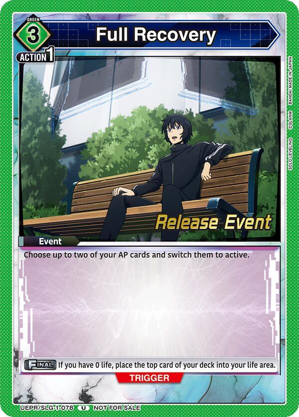 Full Recovery (UE17BT/SLG-1-078) [UE17BT: SOLO LEVELING Release Event Cards]
