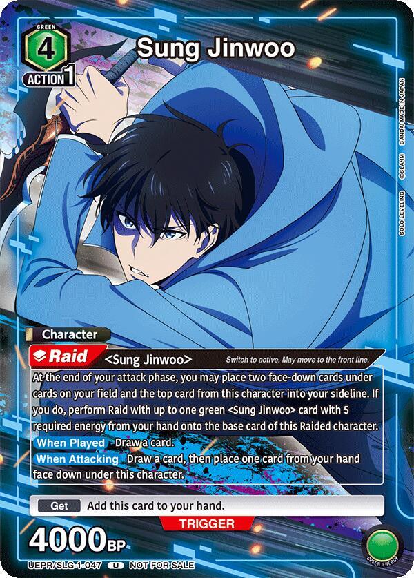 Sung Jinwoo (047) (Release Event Participation) (UE17BT/SLG-1-047) [UE17BT: SOLO LEVELING Release Event Cards]