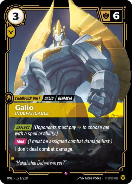Galio - Indefatigable (171/219) [Unleashed]