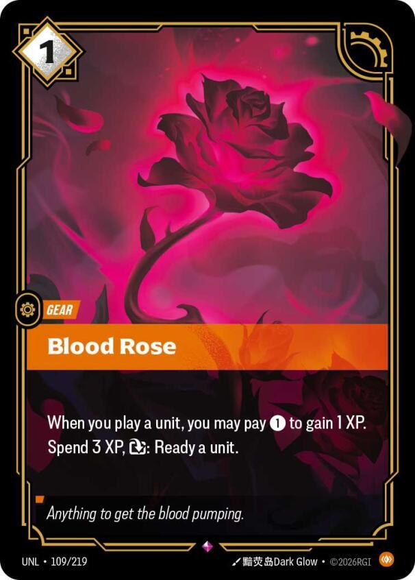 Blood Rose (109/219) [Unleashed]